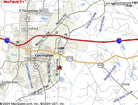 Map showing the location of your local office