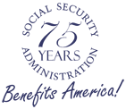 Social Security 75th Anniversary logo