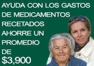 Ahorre un promedio de $3,900 con los gastos de medicamentos recetados