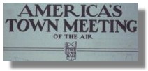logo for Town Meeting of the Air