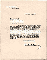 Hoover letter page 1