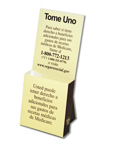 Medicare Leaflet Holder - Spanish