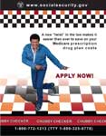 Chubby Checker poster in English