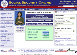 SSA's HomePage