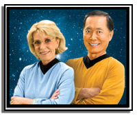 George Takei and Patty Duke