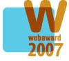 Webaward 2007 Logo