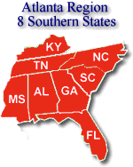Atlanta Region 8 Southern States