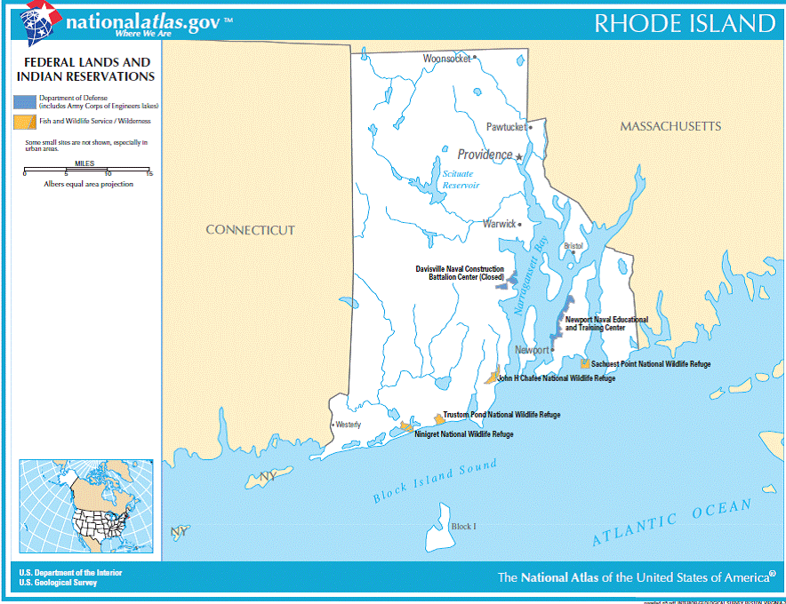 Rhode Island Map