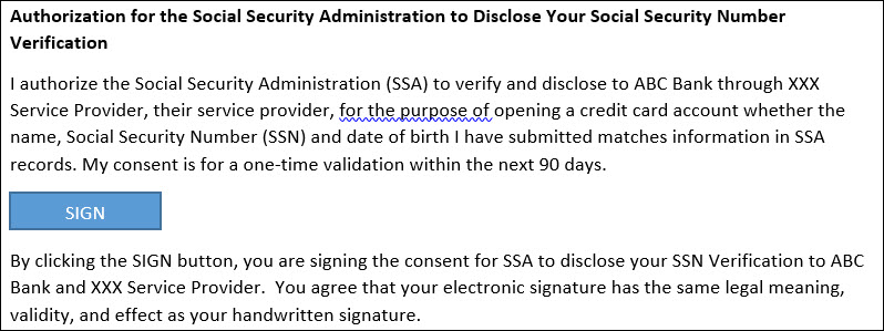 Dynamic Consent and Intent to Sign Example