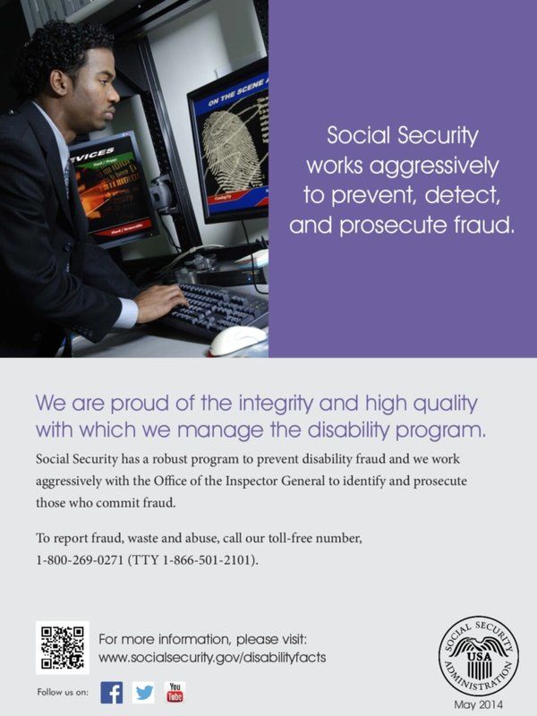 Poster 16 - Social Security works aggressively to prevent, detect, and prosecute fraud.