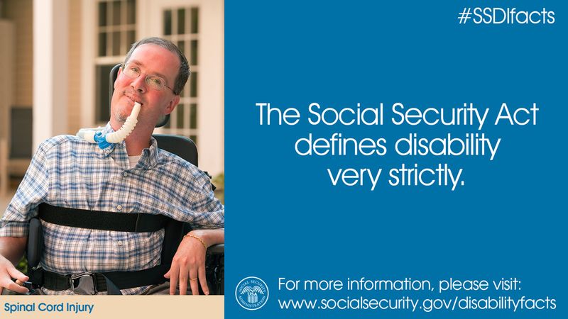 Definition 1 - The Social Security Act defines disability very strictly.