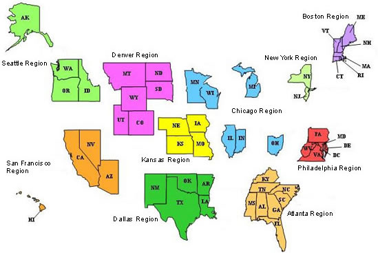 Map of United States