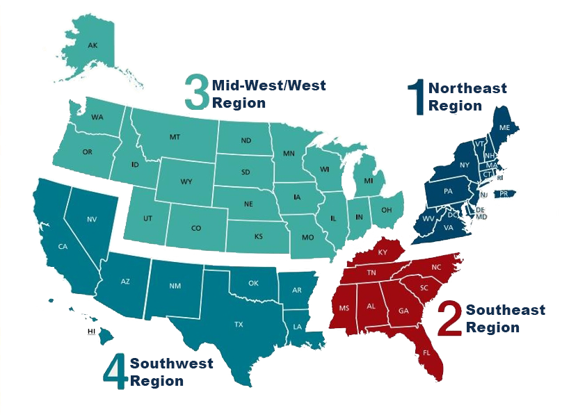 Map of United States