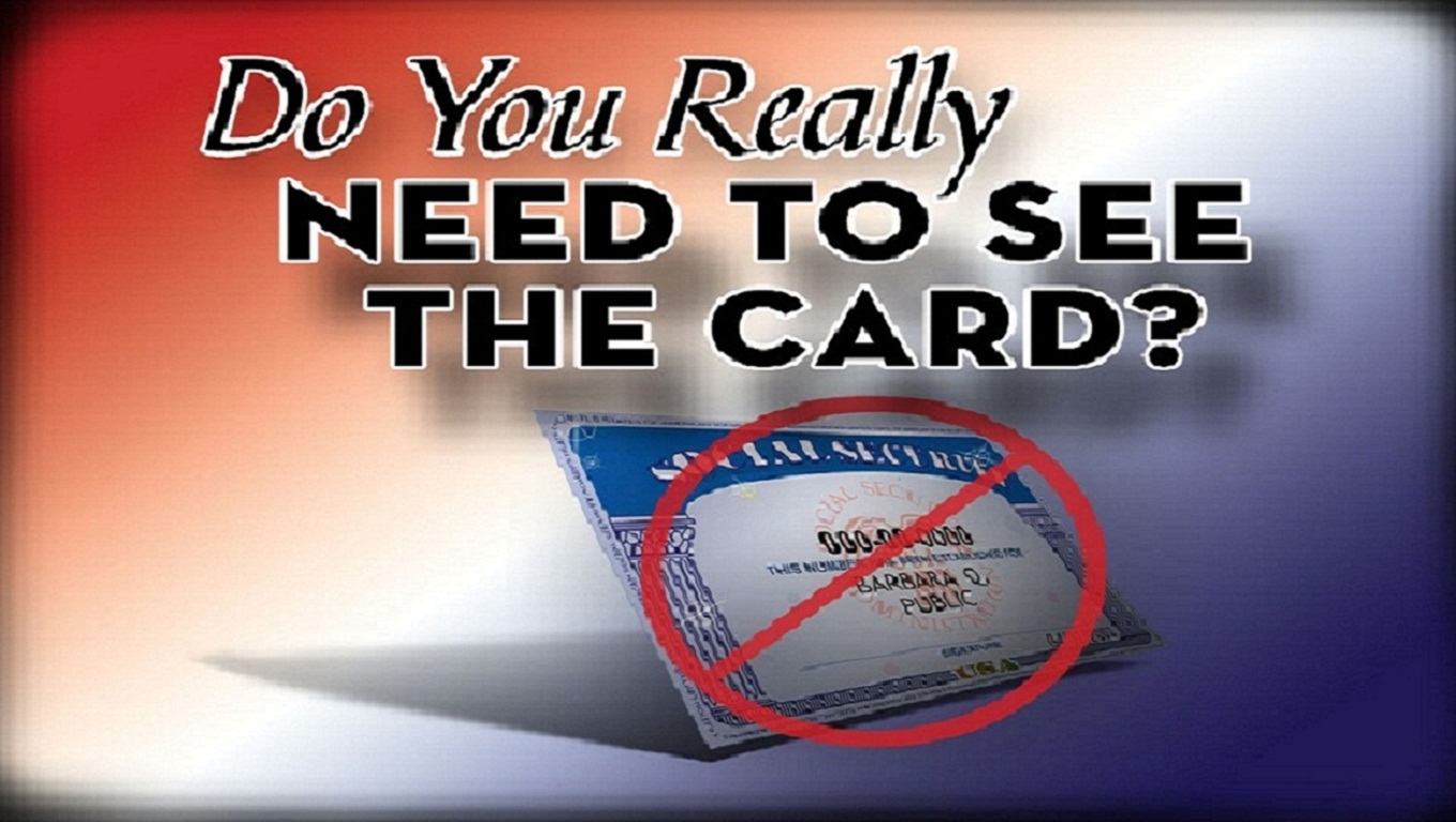 Do You Really Need To See The Card?