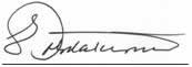 Privacy Officer Vince Dormarunno Signature