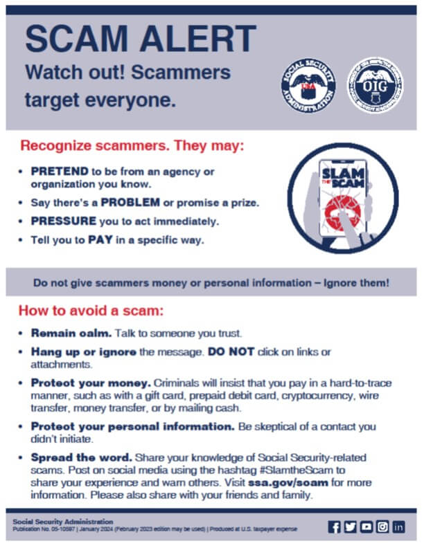 Protect Yourself from Social Security Scams