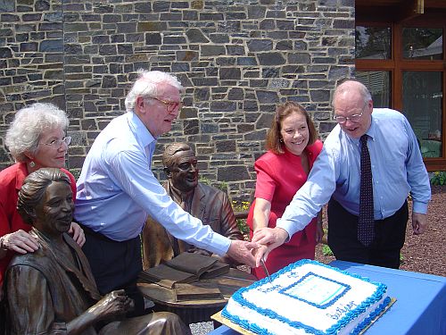 cake cutting at FDR Library