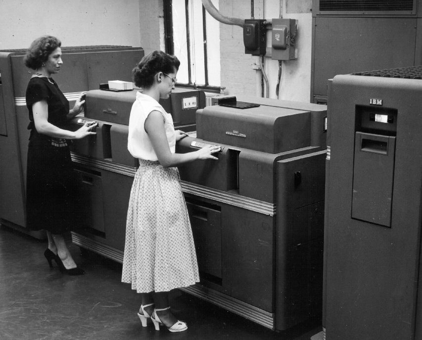 women with early computer