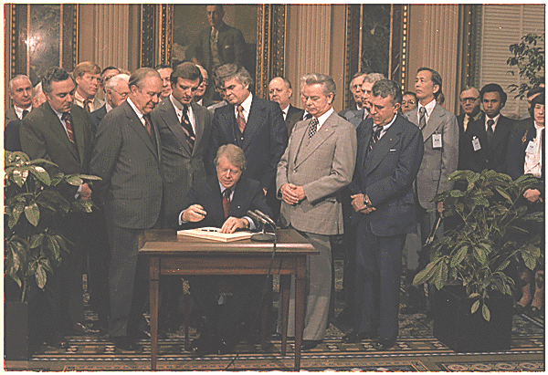 Carter signing 1980 law