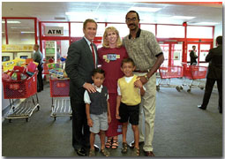 President with Missouri family