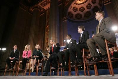 President Bush at forum