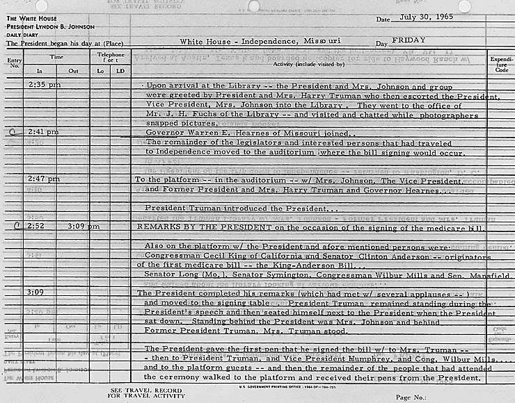 another log page