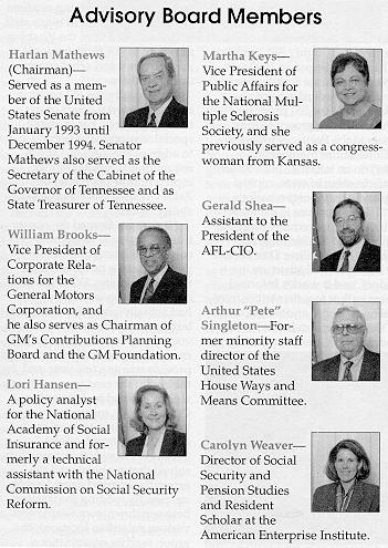 photos of Advisory Board members