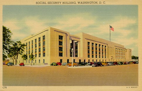 postcard of Cohen building