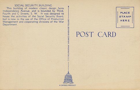 back of postcard