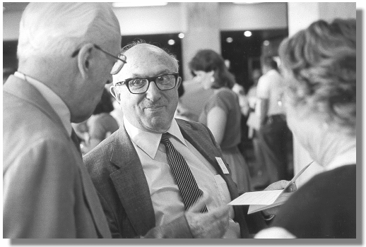 photo of Wilbur Cohen on August 1985