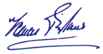 photo of Frances Perkins signature