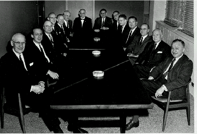 group around long table