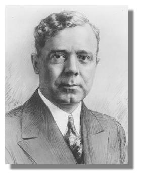 drawing of Huey Long