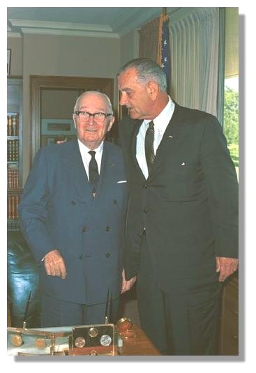 LBJ and Truman