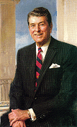 Portrait of President Reagan
