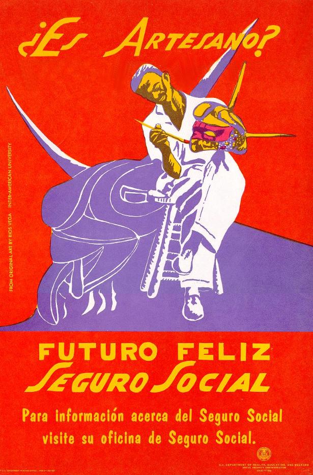 color poster in Spanish