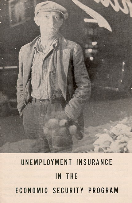 cover of unemployment booklet