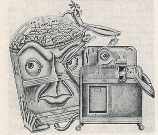 drawing of the Brain machine