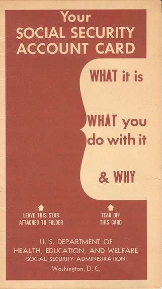 1953 SSN pamphlet page 1