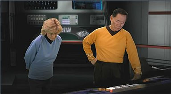 Patty Duke and George Takei