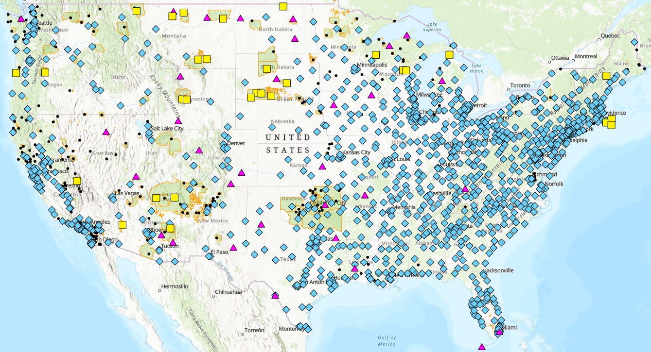 Click to view the American Indians and Alaska Natives Map Project