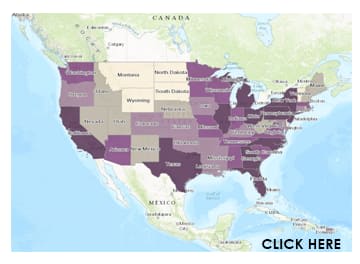 OASDI map of united states