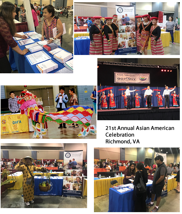 Collage of recent events in Phila region VA