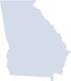 Outline map of Georgia.