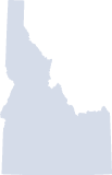 Outline map of Idaho.