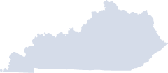 Outline map of Kentucky.
