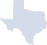 Outline map of Texas.