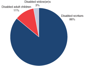 Pie chart described in previous paragraph.