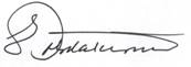 Privacy Officer Vince Dormarunno Signature