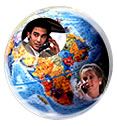 globe with people embedded